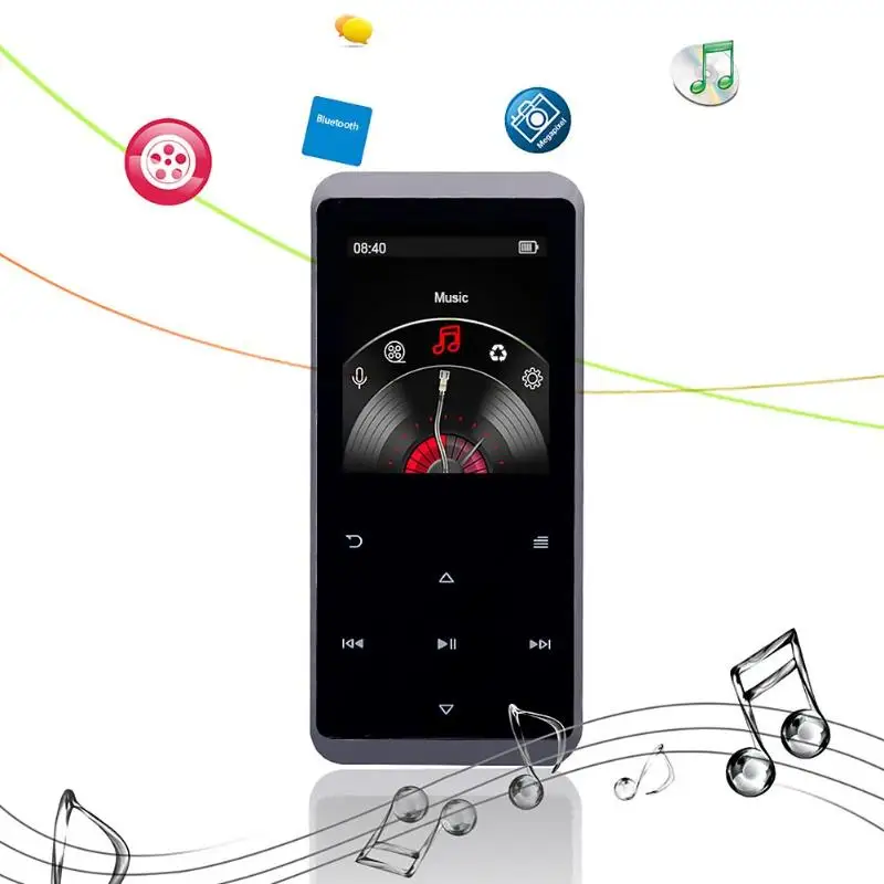 Мини C15 Bluetooth 4,1 HiFi MP4 медиаплеер Видео FM Радио металлический рекордер 4,1 HiFi 8G MP3 MP4 проигрыватель с функцией записи ручка