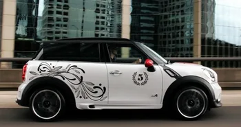 

2PCS Customizable Beautiful Flower Sticker DIY Car Whole Body Styling Sticker Exclusive Custom Models Car Modification Stickers