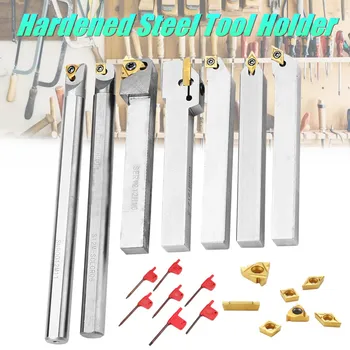 Upgrade 21pcs 12mm Turning Tool Holder Lathe Boring Bar+Carbide Insert+Wrench Set Alloy Steel Tool Sets Upgrade 21pcs 12mm Turning Tool Holder Lathe Boring Bar+Carbide Insert+Wrench Set Alloy Steel Tool Sets