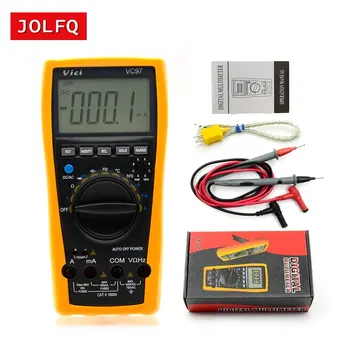 

2018 New Free shipping VICHY VICI VC97 auto range DMM AC DC Voltmeter Capacitance Resistance digital Multimeter High quality