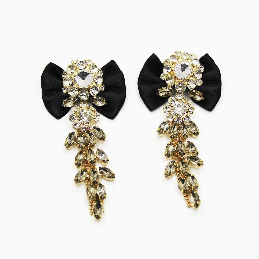 Buy Baroque Fashion Exaggerated Earrings Retro Bows