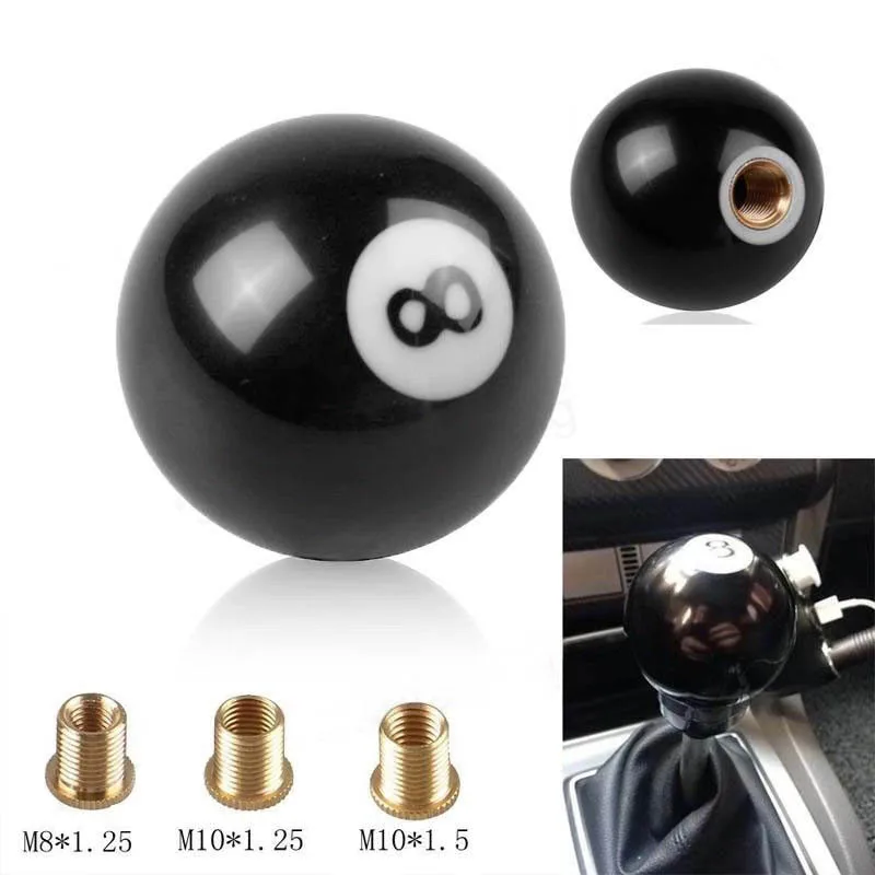 New 8 Billiard Ball Car Gear Shift Knob Universal Shifter Lever Cover