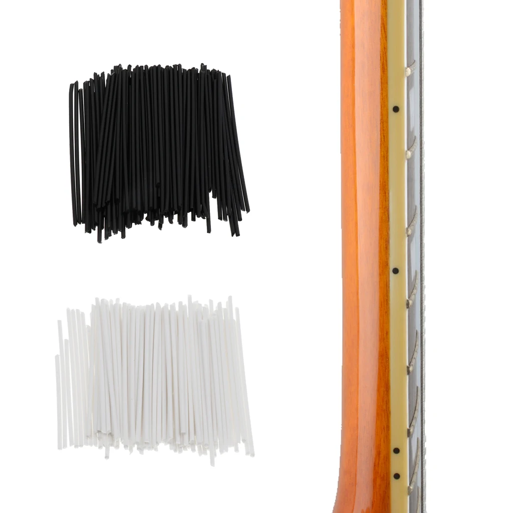 

1 Pack ABS Plastic Guitar Bass Neck Fret Side Dot Position Markers Sticks DIY 1.5mm Stringed Instruments Accessories