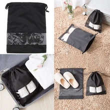 Portable Drawstring Shoes Bag Pouch Travel Storage Clothes Luggage Shoe Bag for Women Men