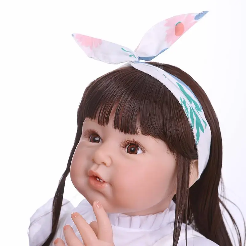 80cm 31inch Reborn Baby Doll Baby Reborn Silicone inteiro Baby Life Boneca Reborn Toddler Toys for Children Brinquedos Juguetes