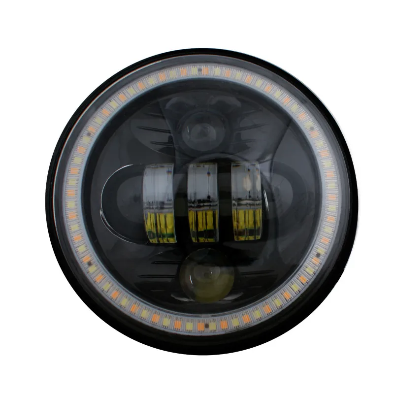 Buy 7inch Round 50W LED Motorcycle Headlight with Halo