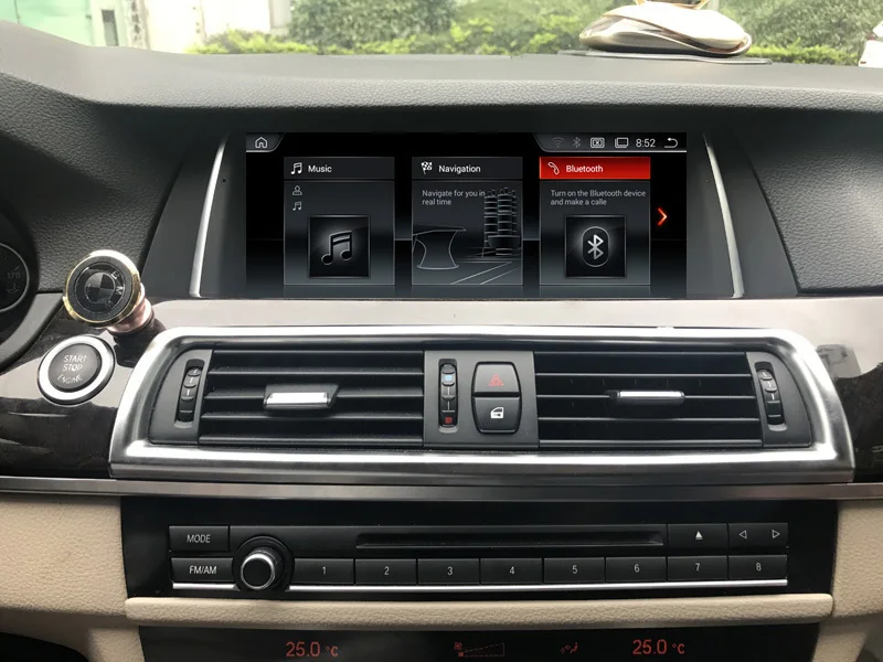 Sale 1280*480 10.25 Android 4.4 Quad Core Car Radio DVD GPS Navigation Central Multimedia for BMW 5 Series F10 F11(2010-2013)Free map 5
