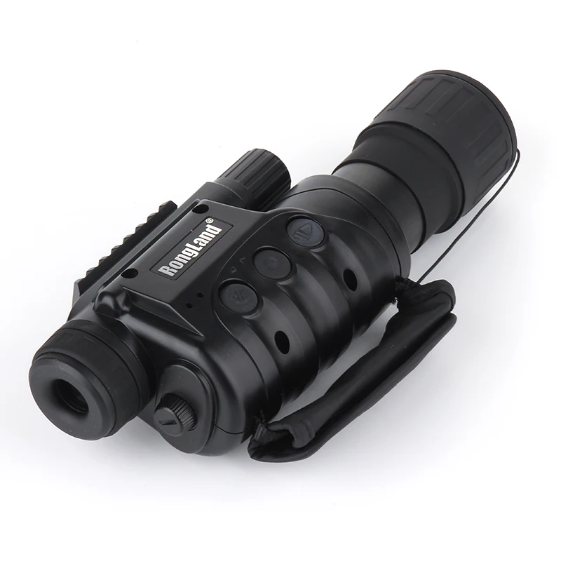 Профессиональный 6X50 ИК ночного видения Цифровой CCD Монокуляр Инфракрасный день и ночное видение очки с светильник индукции для охоты