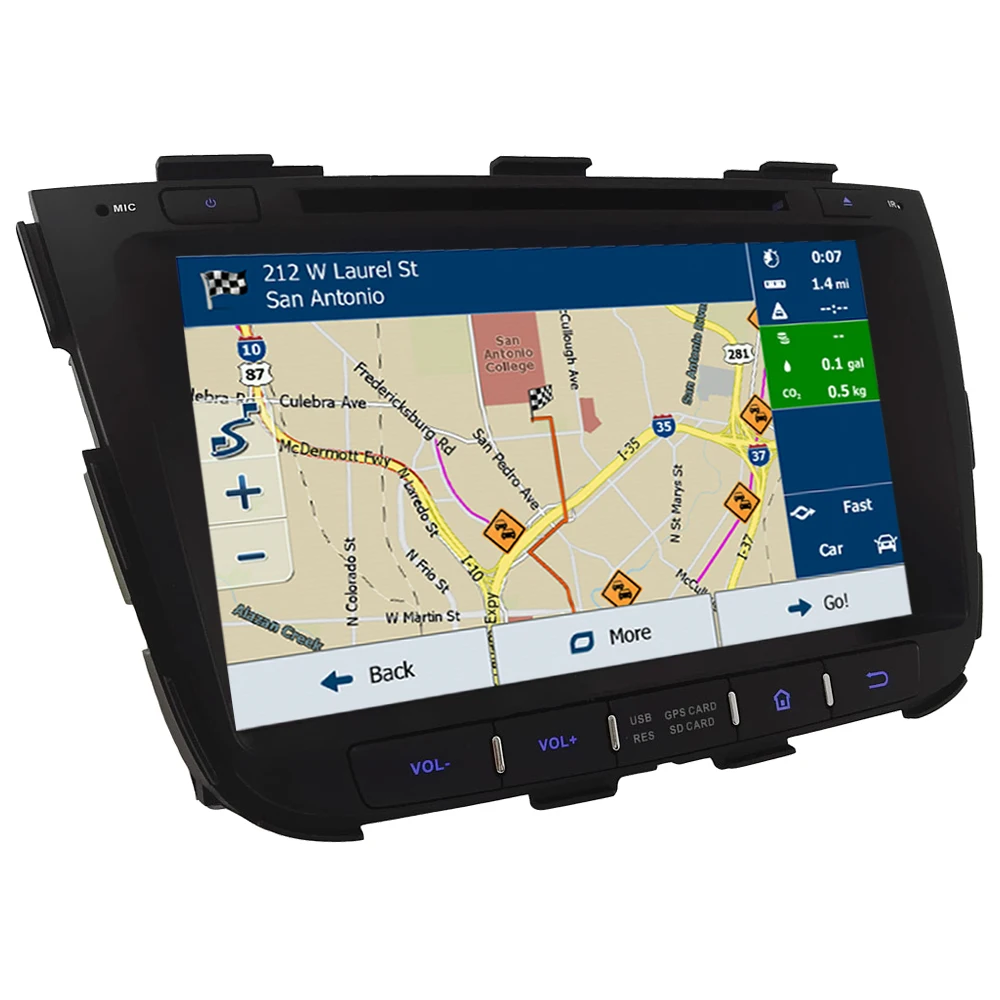 Perfect 8" Octa Core 4G Wifi Android 8.1 4GB RAM 64GB ROM RDS USD Car DVD Player Radio GPS Glonass Navigation For Kia Sorento 2013 2014 3