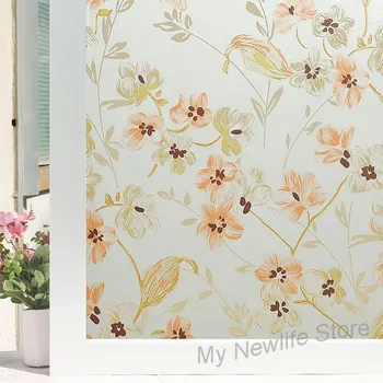 

Kapok Opaque Window Film glass Sticker Privacy Matte Sunscreen Bathroom balcony Waterproof Sticker Home Decor 45/60/90*200cm