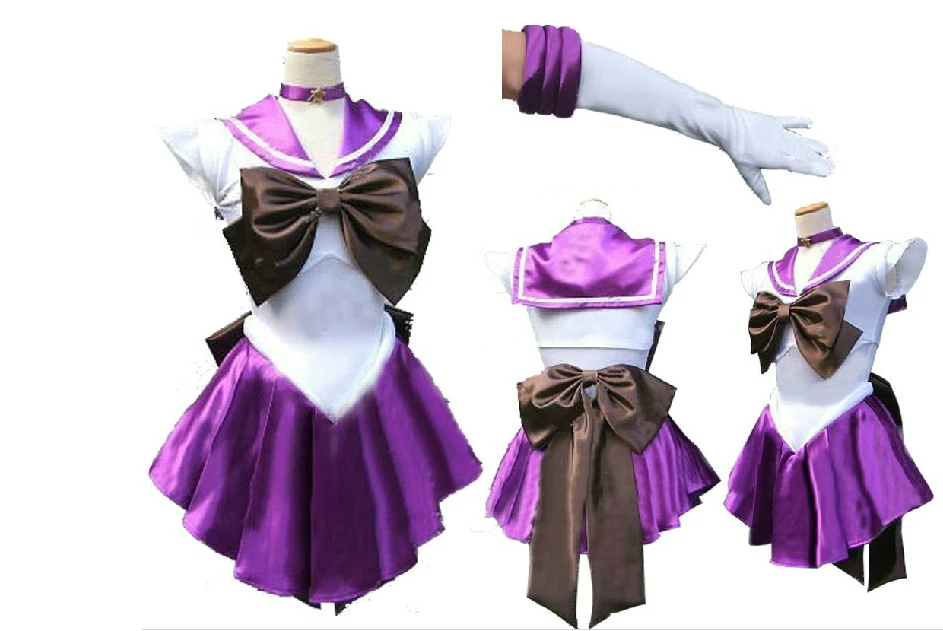 

Sailor Moon Cosplay Sailor Saturn Tomoe Hotaru Silence Glaive Costume Women's Dress Sailor Suits