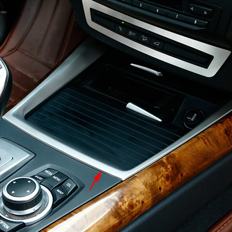 Chrome plate Stainless Steel Interior Water Cup Holder Decoration Cover