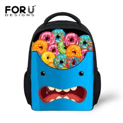 FORUDESIGNS/Детский Маленький забавный рюкзак, дюймов Детские 12 дюймов рюкзаки для мальчиков и девочек для школы, детского сада, детский