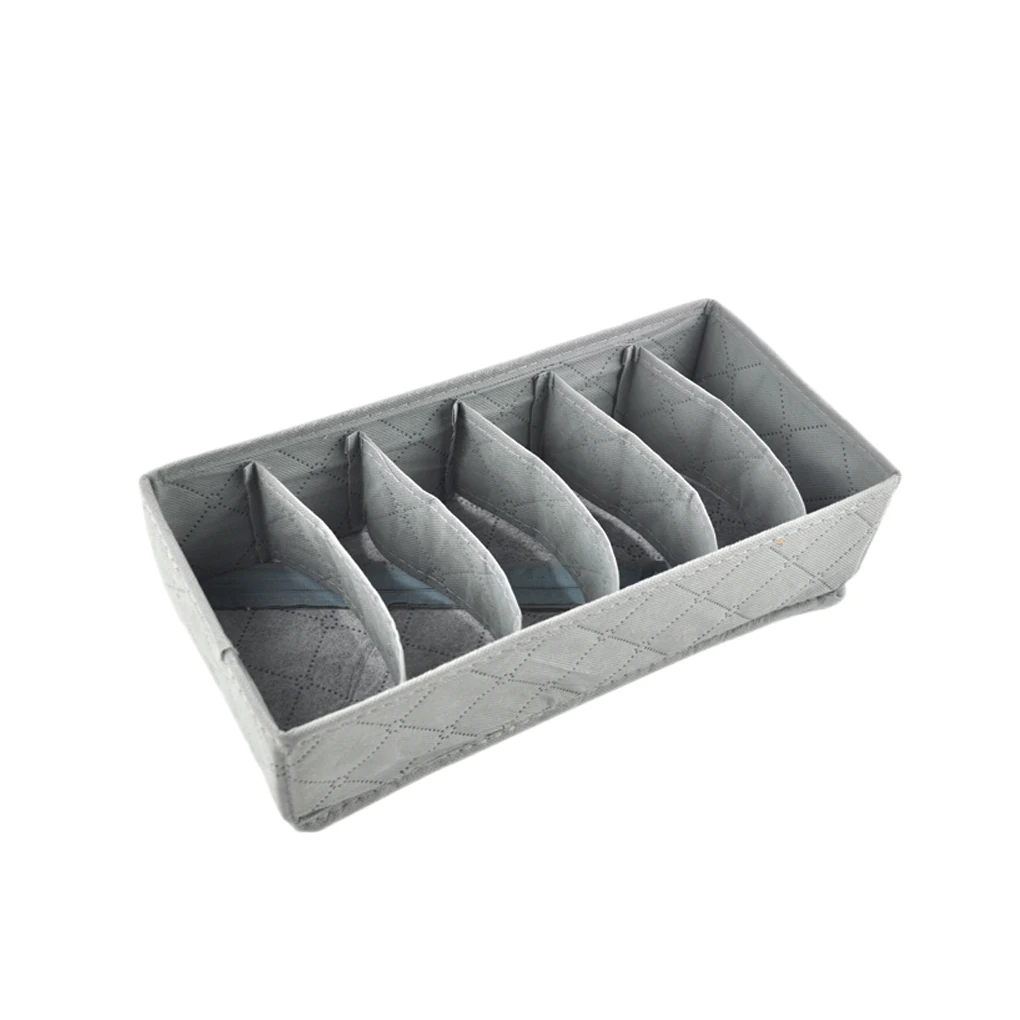 New Foldable 3Pcs Environment-friendly bamboo Closet Drawer Organizer Storage Box with Zipper Bamboo