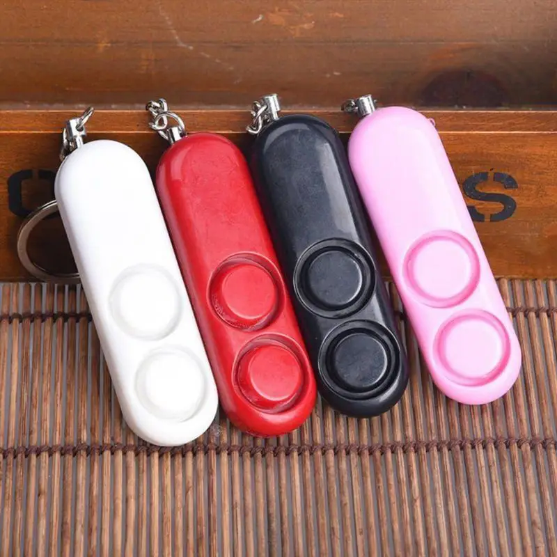 

Mini Personal 120 dB Loud Security Rape Siren Alarm LED Light Key Chain