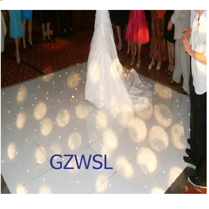 Free Shipping 2pcs Size Of 60 60cm White Wedding Led Starlit Dance
