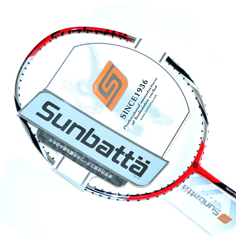 Sunbatta badminton racket 100% carbon fibre with super high modulus graphite Nano technology | Спорт и развлечения