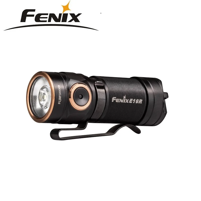  Fenix E18r magnetic absorption charging flashlight portable 123A flashlight 750 lumens ace