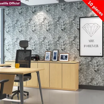 

3D geometric pattern soft package wallpaper bedroom living room children's room waterproof anti-collision foam wall stickers