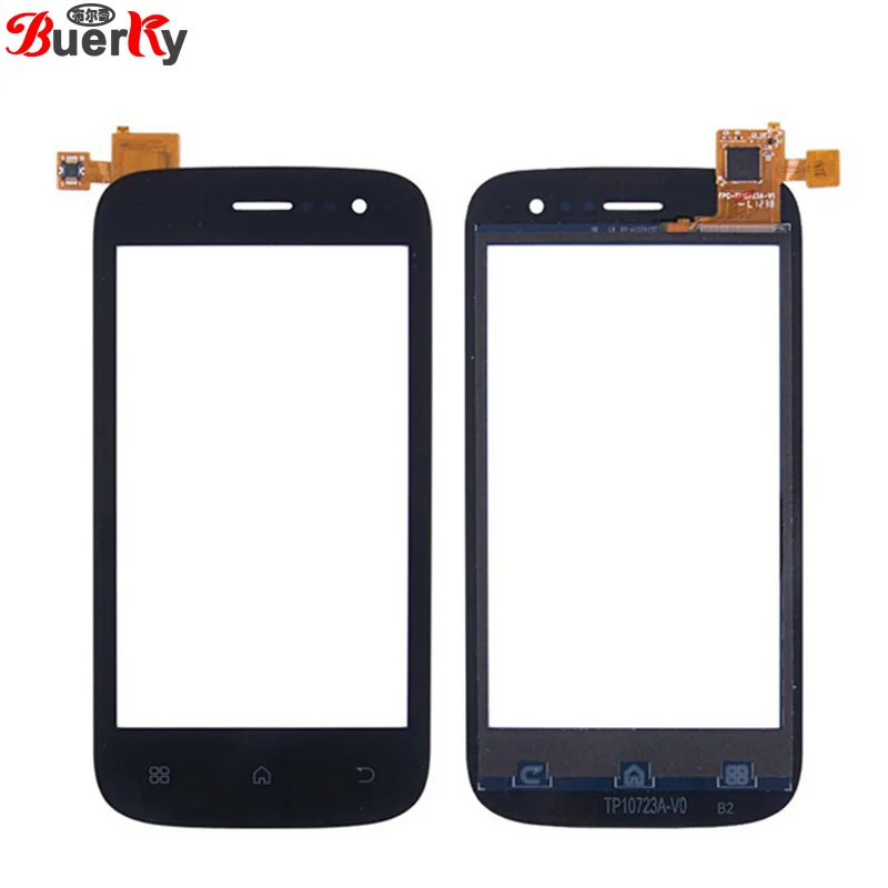 BKparts 100% протестированный 5 шт. сенсорный экран для Wiko Cink Slim S8073 стеклянная панель