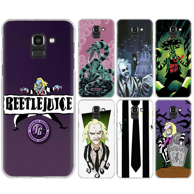 

Beetlejuice Handbook Case Cover for Samsung Galaxy A50 A20e A70 A40 A20 A6S A8S S10 S10e S105G Plus Transparent Phone Shell Capa