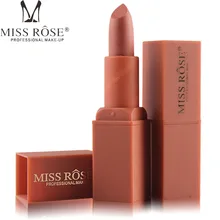 Мисс Роуз матовый набор из помад maquiagem batom 8 шт. A249 витамин е для женщин Макияж femme красный бархат нюдовые помады