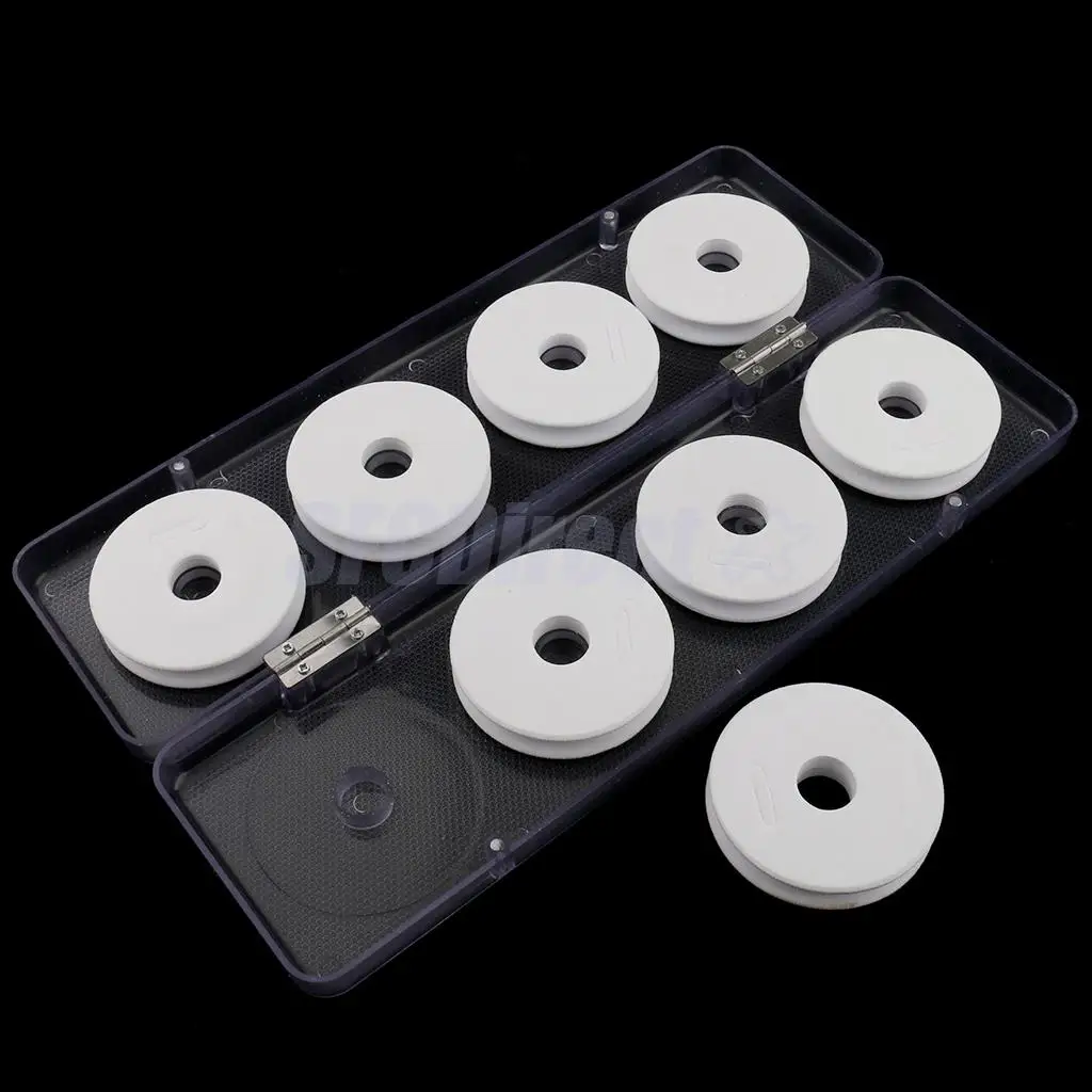 

EVA Foam Line Winding Board Fishing Line Shaft Bobbin Spool with Clear Tackle Box, 8 Axis
