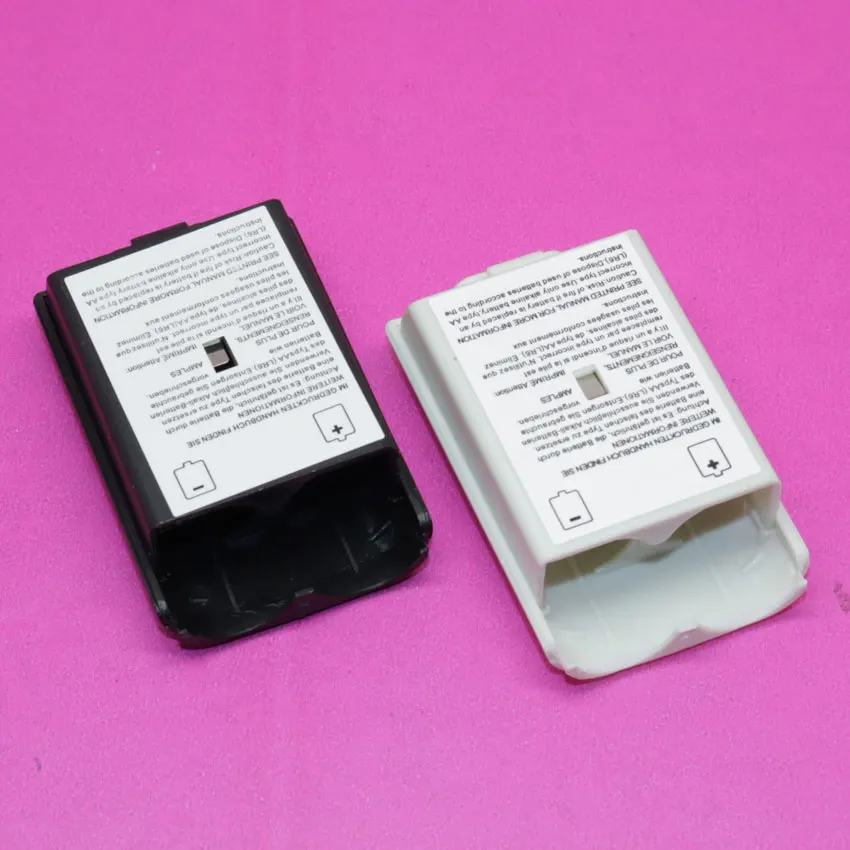 16X Black & white Battery Case Cover Shell For Xbox 360