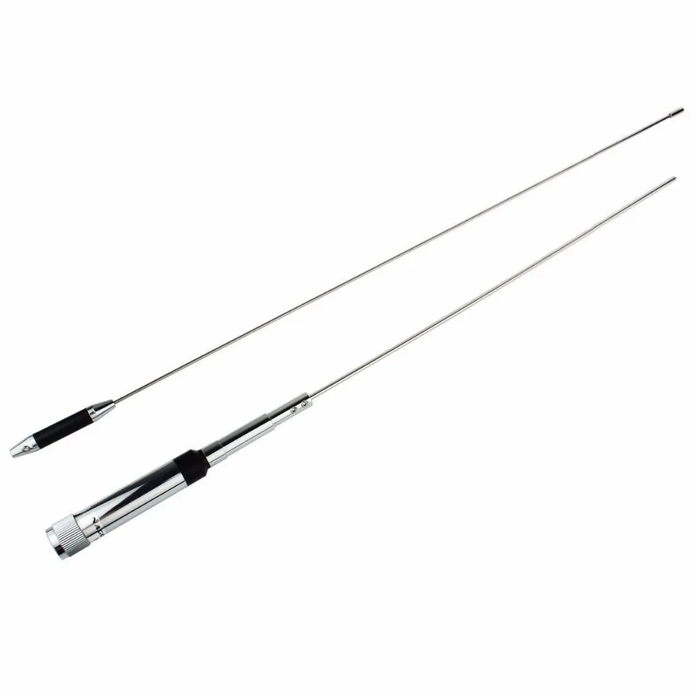 

Car radio antenna NL-770R High Gain 95.6cm Silver NL-770R Car Radio Antenna with UHF-M Connector VHF/UHF 144/430Mhz
