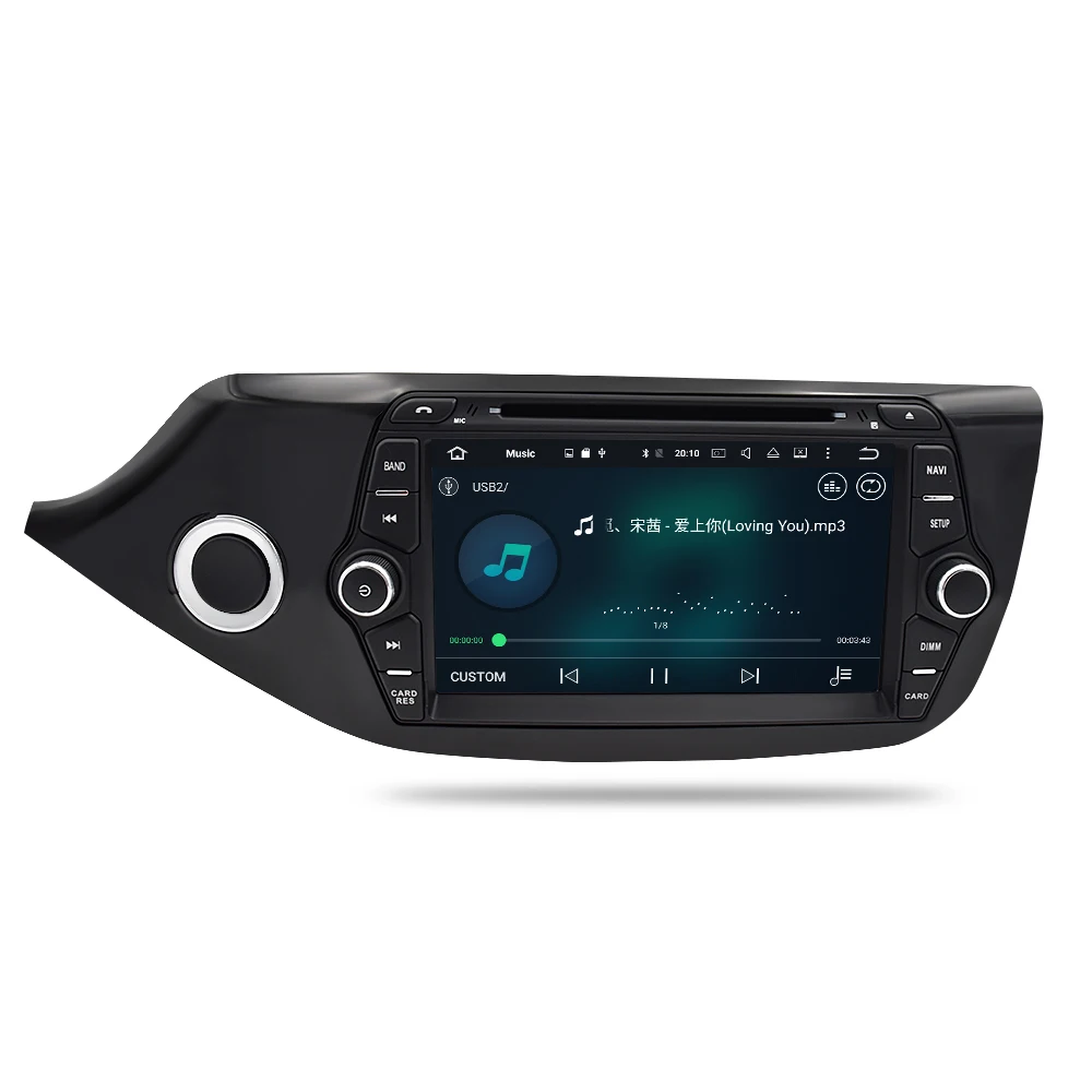 Sale Android 9.0 9.1 Car DVD Player GPS Glonass Navigation Multimedia for Kia Ceed 2013 2014 2015 Auto RDS Radio Audio Video Stereo 3