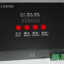 K-1000D; DMX SD карта пикселей контроллер; Поддержка стандартного dmx512 чип/DMX512AP-N/WS2821A; drive1024pixel; с функцией записи адресов