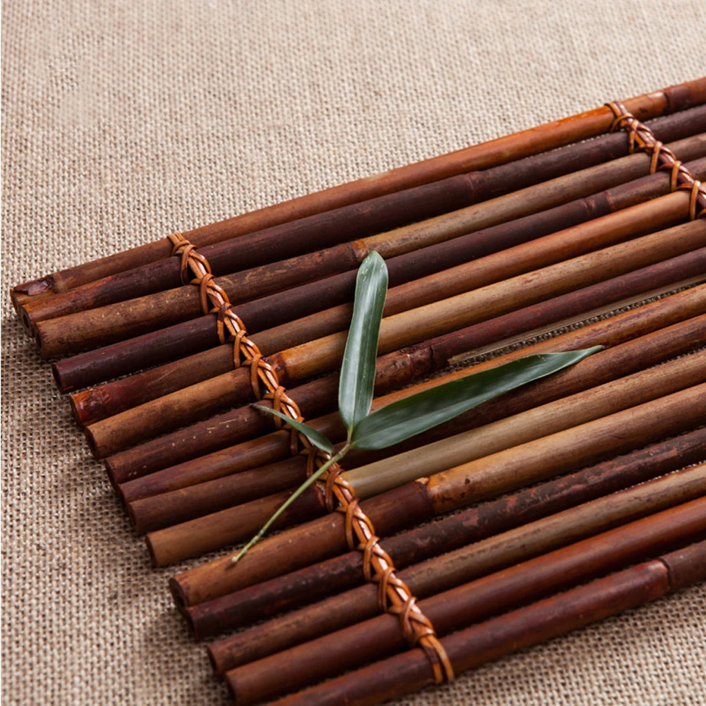 Handmade Bamboo Serving Tray Eco-Friendly Service Tray Organizer Coaster