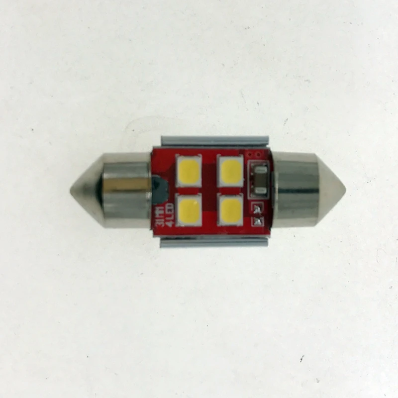 10 шт. Voiture светодиодный Feston 12 V 24 V с can-bus 2835 Светодиодный 4SMD 6SMD гирлянда 31 мм 36 мм/39 мм/41 мм лампа для чтения лампа для салона автомобиля