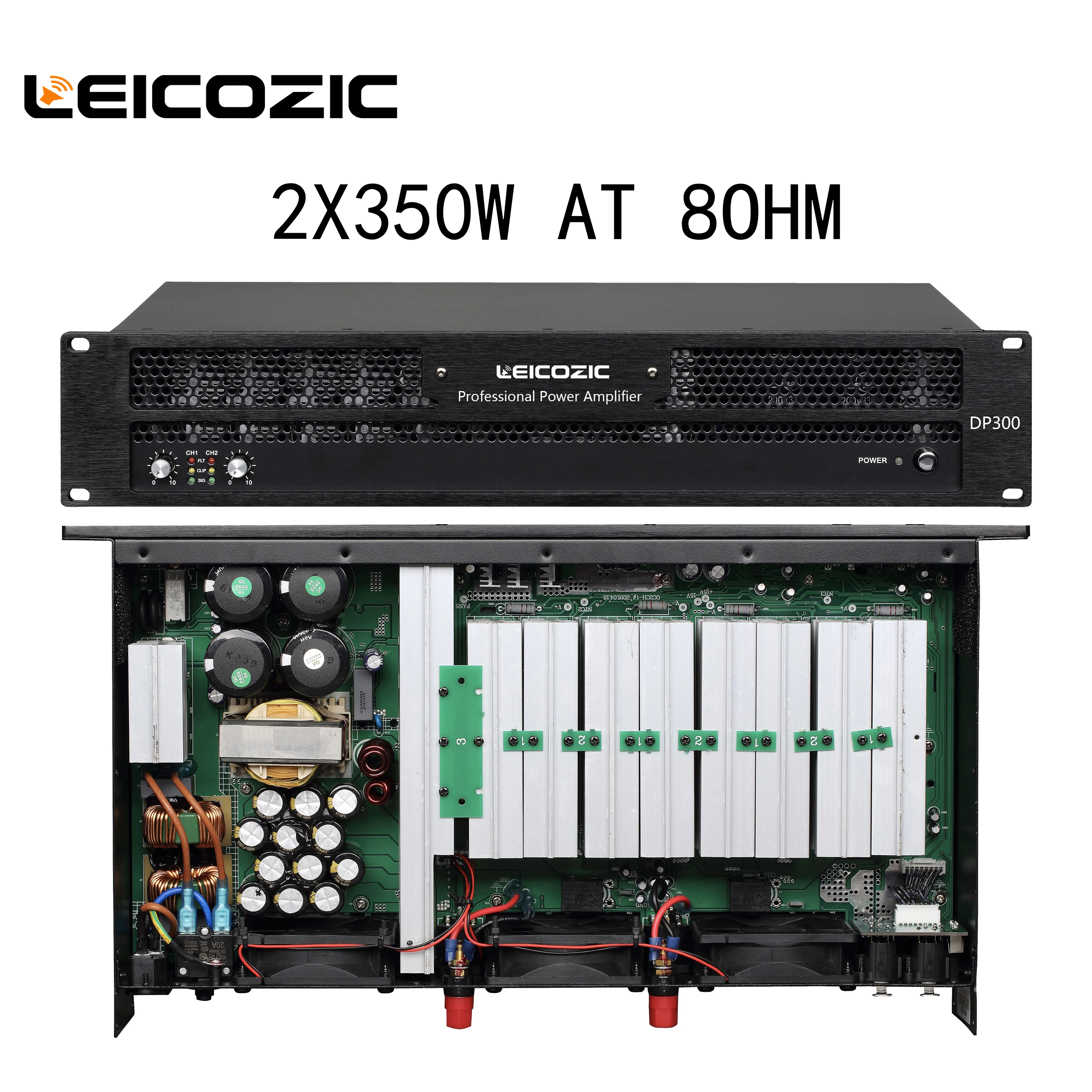REVIEW TOP SELLER  Leicozic Professional power amplifier DP300 professional amplifier 300w x2 RMS 8ohm amplificador au
