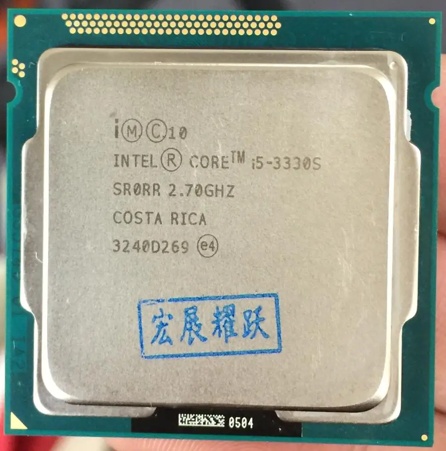 Процессор Intel Core i5 3330S i5-3330S(6 Мб кэш-памяти, 2,7 ГГц) LGA1155 Quad-CorePC настольный компьютер