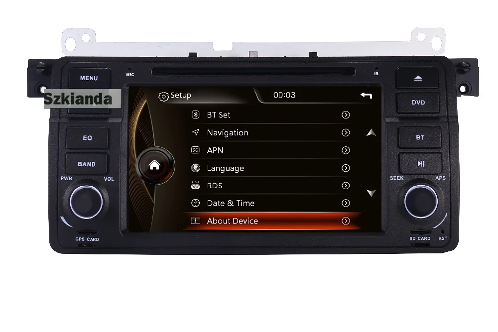 Factory Price 2 Din Car DVD Player for BMW E46 M3 With GPS Bluetooth Radio RDS USB IPOD Steering wheel Free Car rearview camera