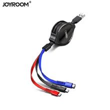 ^^Best Offers DASENLON STORE Joyroom 3 in 1 Retractable USB Cable, Fast Charging Cable with Lightning, Micro and Type-c for All Phones ^^Best Offers DASENLON STORE Joyroom 3 in 1 Retractable USB Cable, Fast Charging Cable with Lightning, Micro and Type-c for All Phones