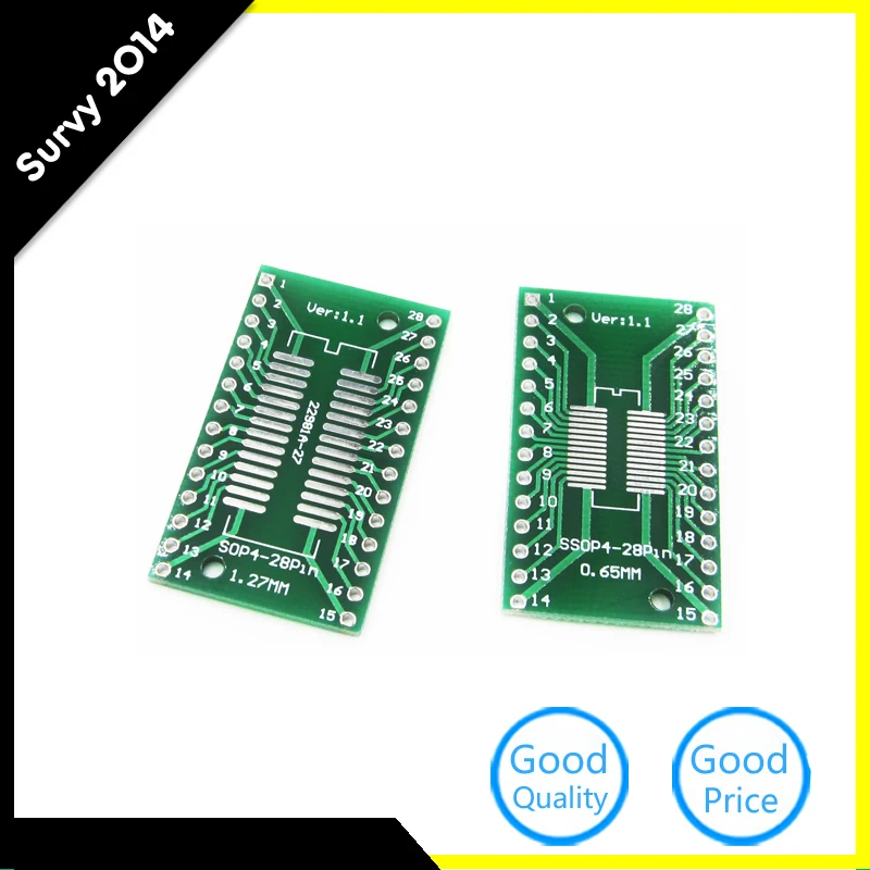 10 шт. TSSOP28 / SSOP28 к DIP28 Pinboard SMD для DIP-адаптера 0 65/1 27 мм электроника сделай сам |