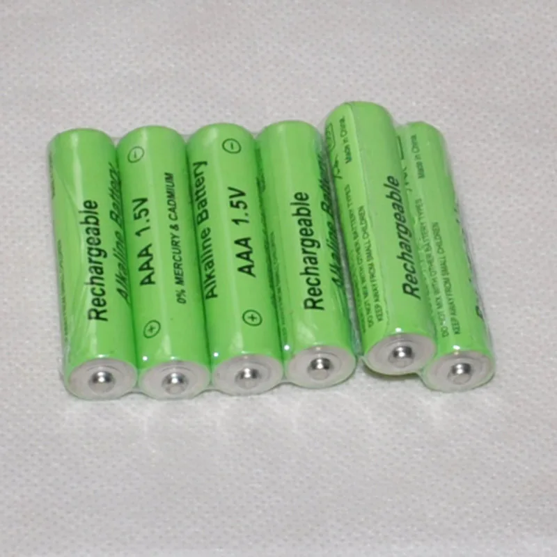 6 шт UNITEK 1 5 v AAA аккумуляторная батарея Щелочная 10440 ячейка 2000mah для светодиодного
