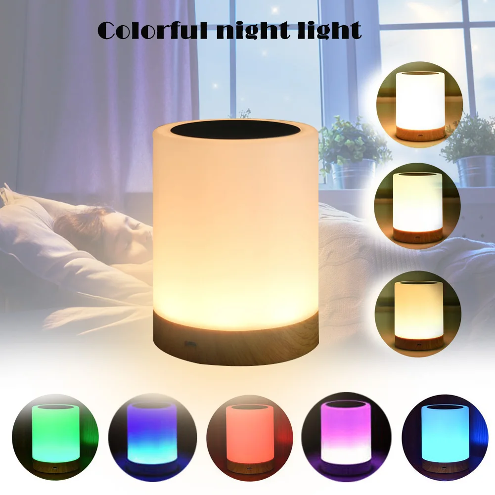 

Rechargeable Table Lamp Bedside Light with Dimmable Warm Light Color Changing LED Touching Lamp TT-best