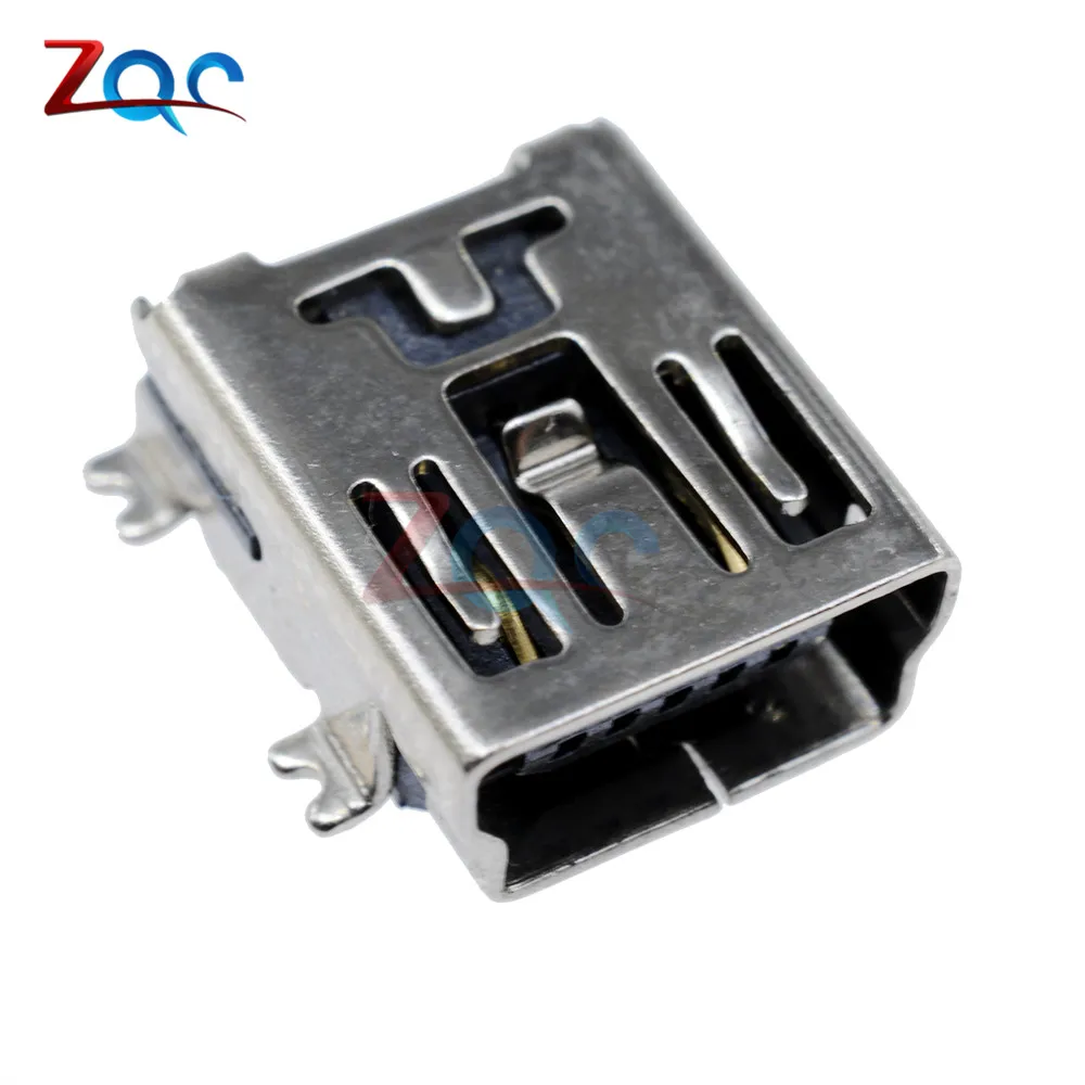 20 шт. Mini USB SMD 5 контактный Женский Разъем B|plug connector|plug socket connectorl connector |
