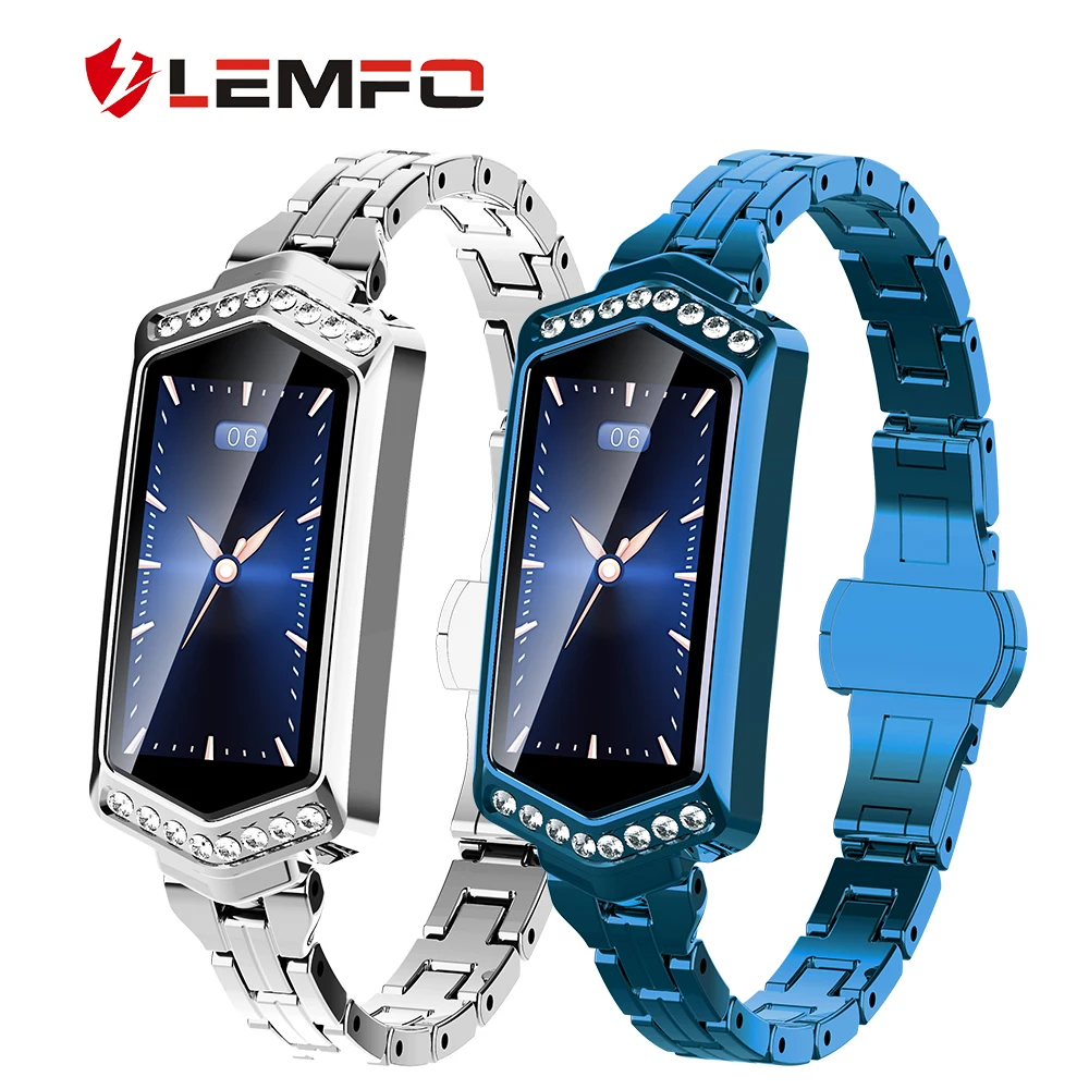 

Women Fashion Fitness Bracelet Call Reminder Heart Rate Blood Pressure Monitor Waterproof Pedometer Fitness Tracker for Women