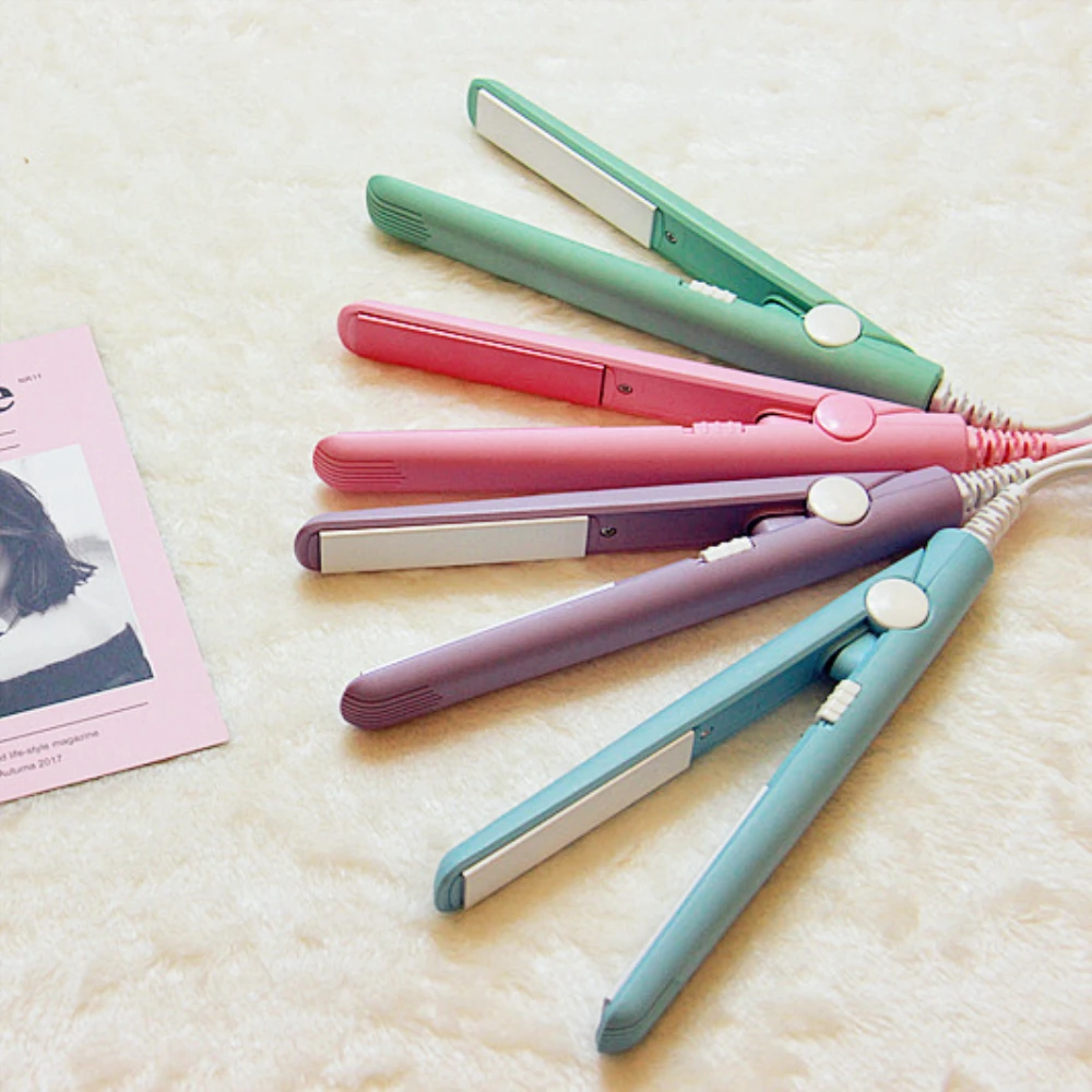 Free shipping Hair styling Mini hair straightener Portable