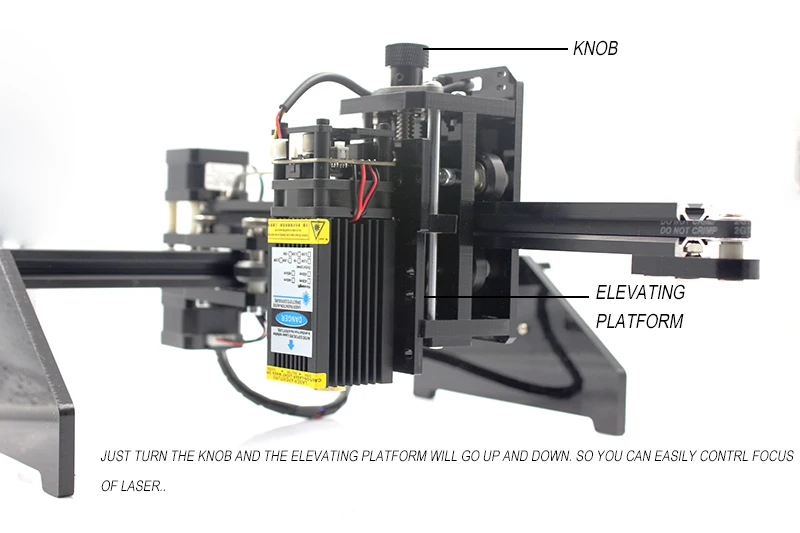 Oxлазеры фиксированные focus15W 15000 мВт Мини DIY Лазерный Гравер ЧПУ лазерный резак с подъемной платформой может гравировать нержавеющая сталь