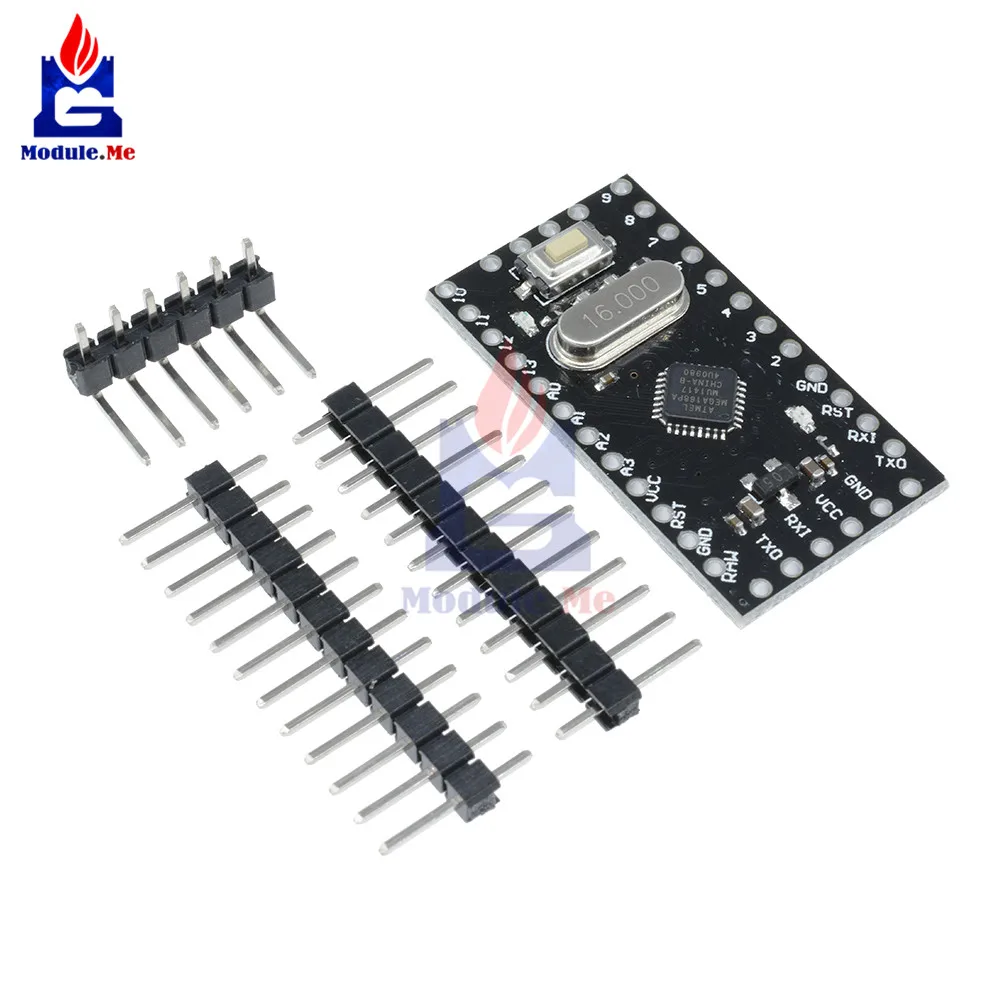 

NEW Pro Mini Module Atmega168 16M 5V With Crystal Oscillator For Arduino Compatible Nano Replace Atmega328 Wholesale