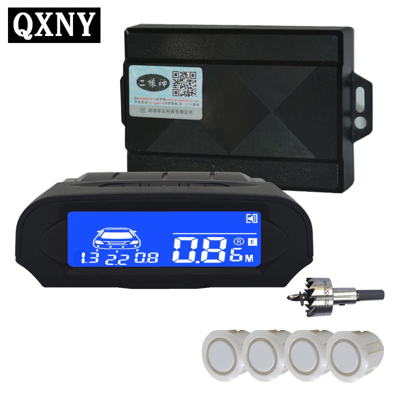 Автомобильный парковочный Парктроник 4 комплекта реверсивный радар ЖК-дисплей