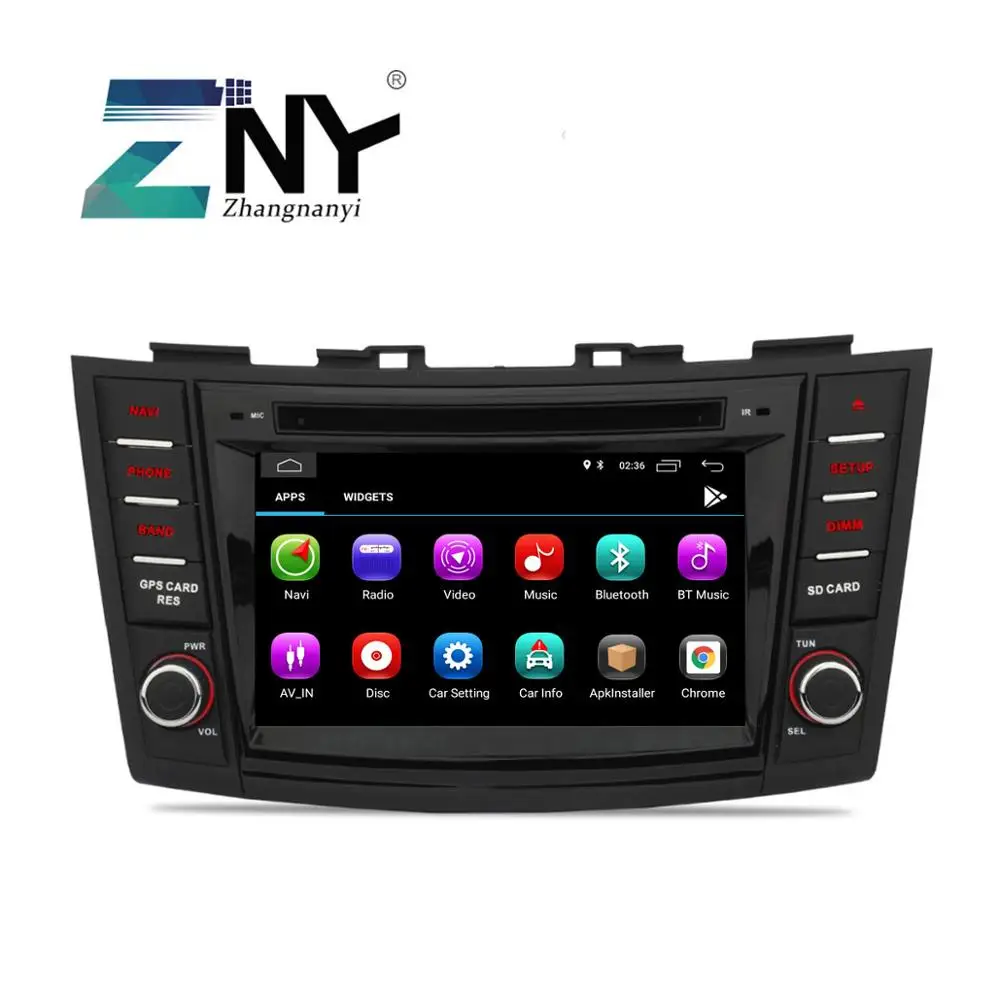 Best 7" HD Android 8.1 Car GPS Stereo For Suzuki Swift 2011 2012 2013 2014 2015 Auto DVD Radio WiFi Audio Video Player Backup Camera 3
