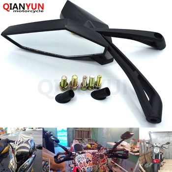 

Universal 8mm 10mm Motorcycle Rearview Mirrors Motorbike Side Mirrors For Yamaha YZF R1 YZF R6 FZ1 FAZER R6S