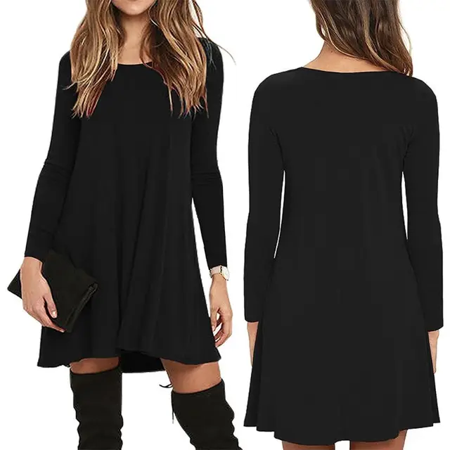 t shirt dress flowy