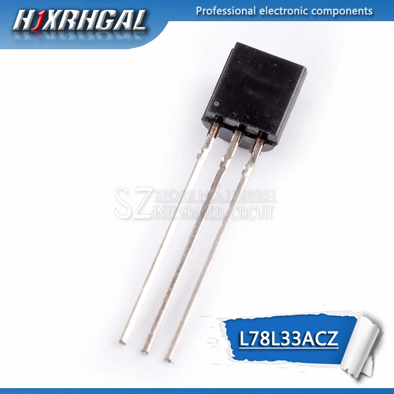 100 шт L78L33ACZ К-92 L78L33 TO92 78L33 hjxrhgal | Электронные компоненты и принадлежности